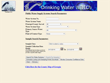 Tablet Screenshot of gadrinkingwater.net